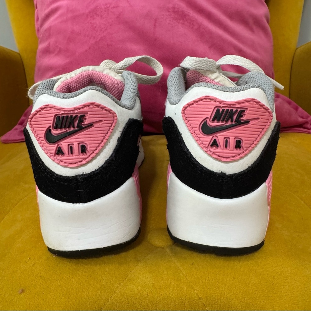 Nike Air Max 90 Sneakers - Pink, Black, and White - GC - Size 13.5 - Picture 7 of 7